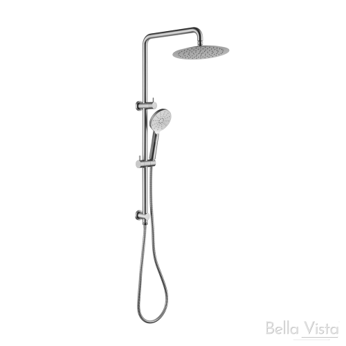TAPWARE - Mica Double Shower on Rail - Brushed Nickel