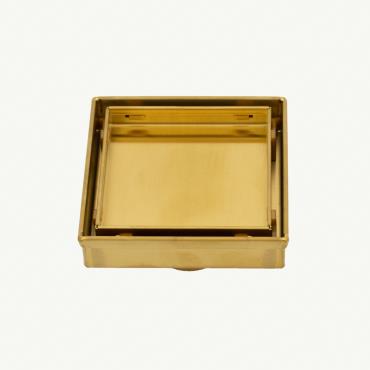 Radiant Tile Insert Waste - Brushed Gold