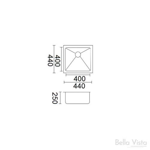 SINKS AND TROUGHS - Stainless Steel Single Bowl Sink