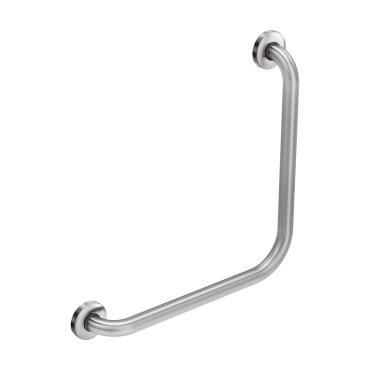90° Ambulant Care Grab Rail - Stainless Steel