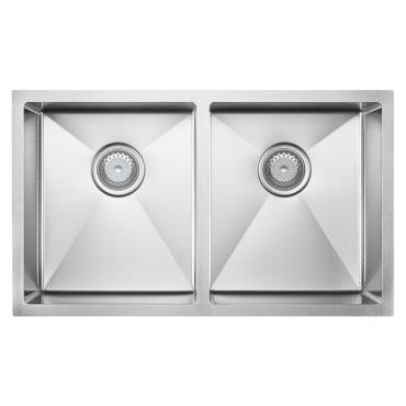 Hana Anti-Scratch 27L/27l Double Bowl Sink - Stainless Steel