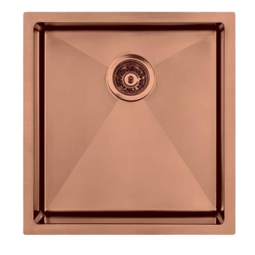Atlas Single Bowl Sink 450 x 450 - Brushed Copper