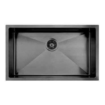 Atlas Single Bowl Under Mount Sink - Gun Metal Grey