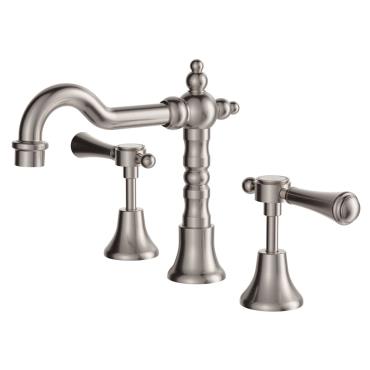 Lillian Lever Basin Set - Brushed Nickel