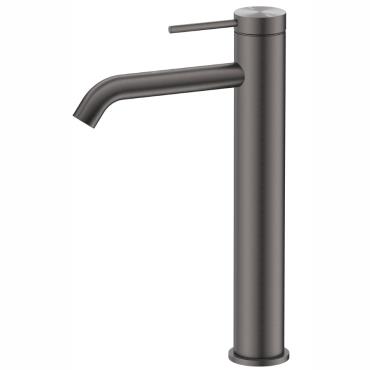 Mica Tall Basin Mixer - Gun Metal Grey