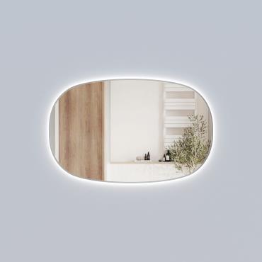 Valmont Horizontal 1400mm LED Mirror - Brushed Nickel