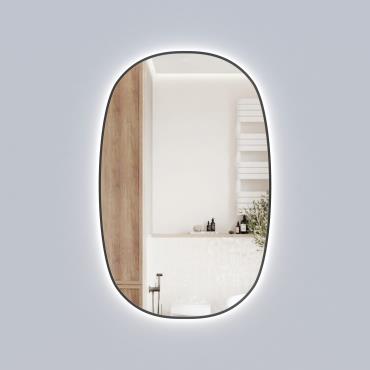 Valmont Vertical 580mm LED Mirror - Gun Metal Grey