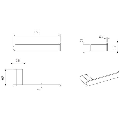 ACCESSORIES - Supra Toilet Paper Holder