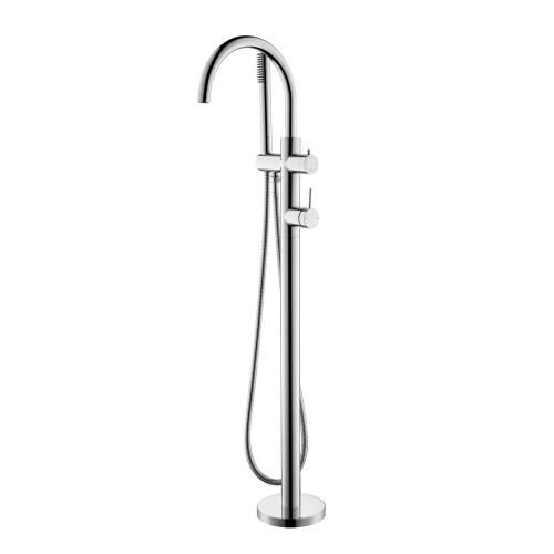 TAPWARE - Mica Freestanding Bath Fillers - Chrome