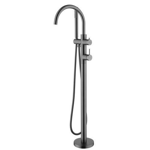 TAPWARE - Mica Freestanding Bath Fillers - Gunmetal