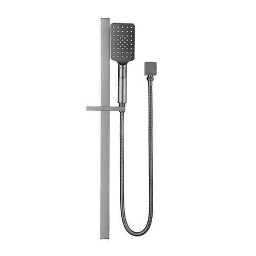 SHOWERS - Cresta Single Shower Rail - Gunmetal