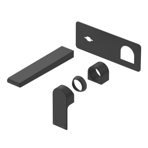 TAPWARE - Beki Wall-Spout Combo Single Plate- Black