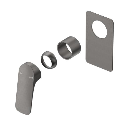 TAPWARE - Kaza Shower Mixer - Square Plate - Gunmetal