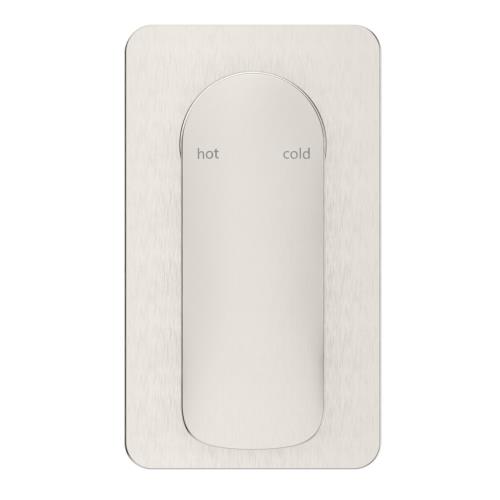 TAPWARE - Kaza Shower Mixer - Square Plate - Brushed Nickel