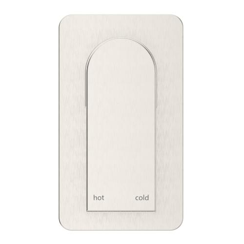 TAPWARE - Beki Shower Mixer - Square Plate - Brushed Nickel