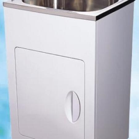 SINKS AND TROUGHS - 45 Litre Laundry trough and Cabinet