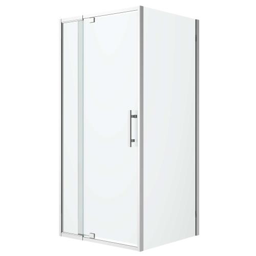 SHOWERS - Louve Pivot Shower Screen Front and Return