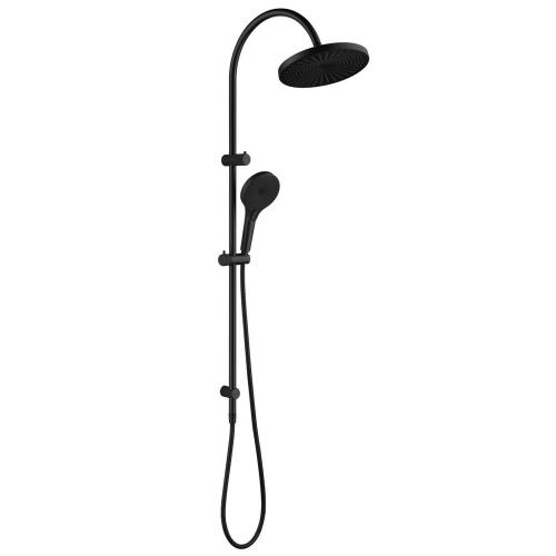 TAPWARE - Mica Fluted Gooseneck Dual Shower Rail