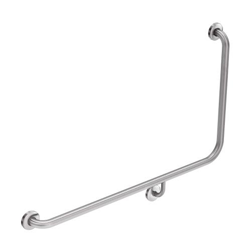 ACCESSORIES - 90° Accessible Care Grab Rail, Stainless Steel