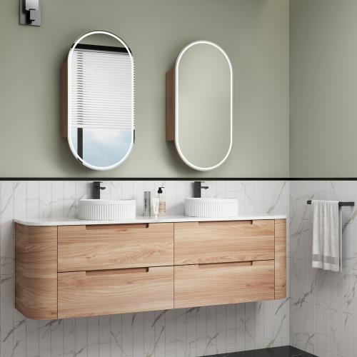 VANITIES - Briony Wall Hung Vanity Cabinet Only