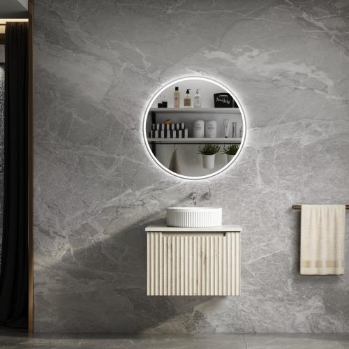 VANITIES - Calder Wall Hung Vanity w/ Stone Top