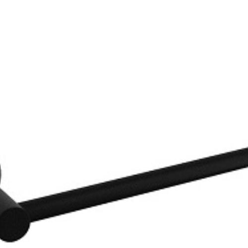 ACCESSORIES - Cosmo Black Single Towel Rail