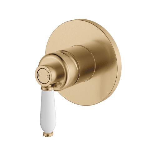 TAPWARE - Eleanor Wall Mixer Ceramic Handle - Urban Brass