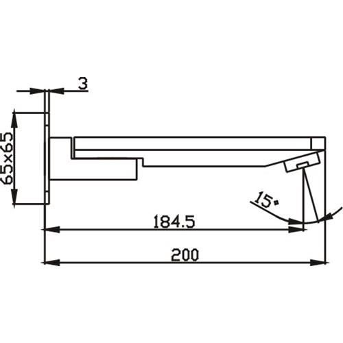 TAPWARE - Elegant BLACK Swivel Bath Spout