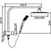 TAPWARE - Elegant Double Shower on Bracket