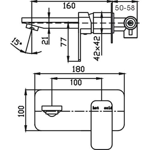 TAPWARE - Elegant Mixer and Spout Combo