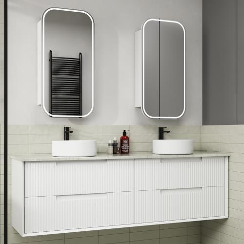 VANITIES - Flauto Wall Hung Vanity Cabinet Only