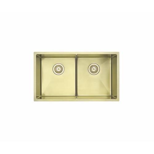 SINKS AND TROUGHS - French Gold Double Bowl Sink