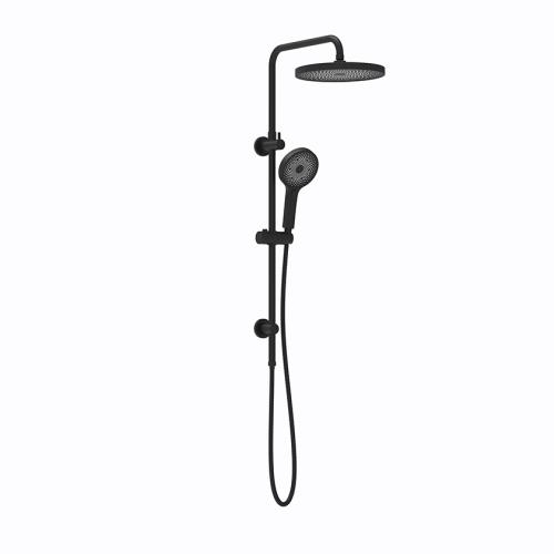 TAPWARE - Gabe Double Shower on Rail - Matt Black