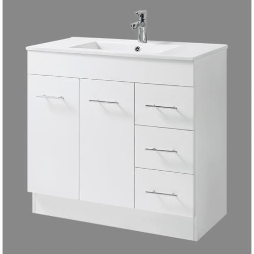 VANITIES - GALAXY Floor Vanity w/ Ceramic Top