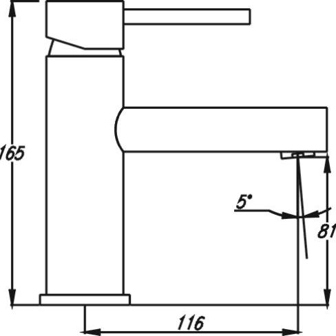 TAPWARE - Ideal Basin Mixer - Black