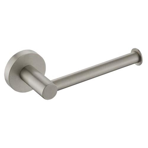 ACCESSORIES - Lennie Brushed Nickel Round Toilet Roll Holder