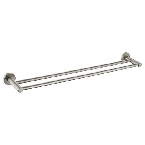 ACCESSORIES - Lennie Brushed Nickel Single Towel Rail