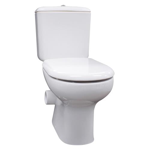 TOILETS - Liwa Close Coupled Left Skew Toilet Suite