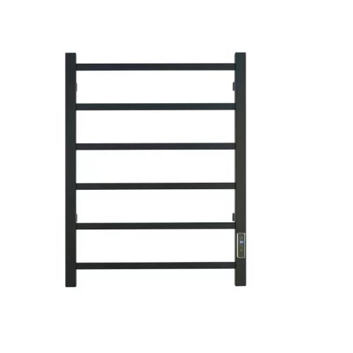 ACCESSORIES - Matt Black Heated Towel Rail