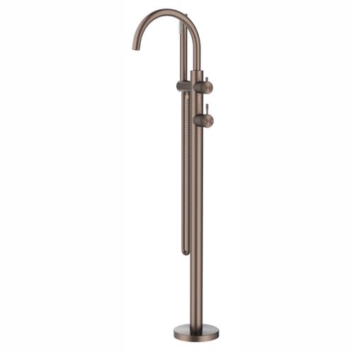 TAPWARE - Mica Fluted Freestanding Bath Mixer with Hand Shower