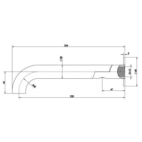 TAPWARE - Mica Swivel Bath Spout