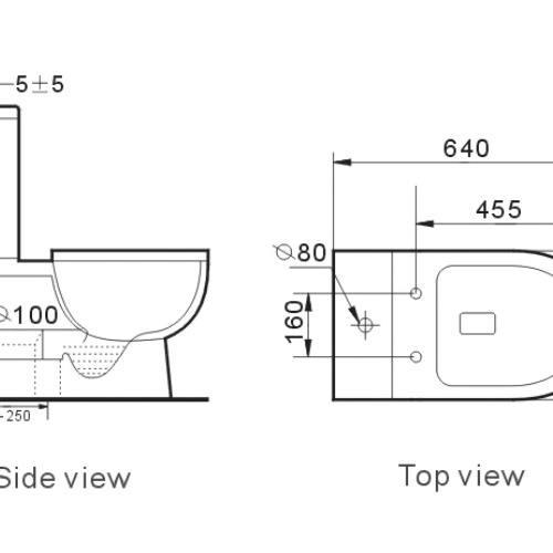 TOILETS - Nano Rimless Toilet Suite