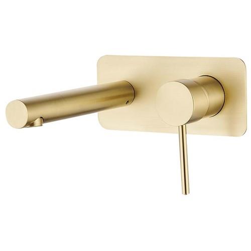 TAPWARE - Parker Wall Mixer with Spout - Brushed Gold