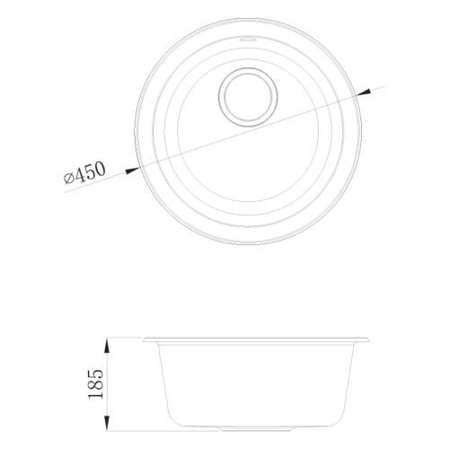 SINKS AND TROUGHS - Sierra Composite Round Sink