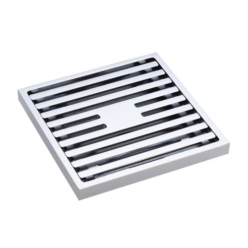 SHOWERS - Slim Square Shower Grate - Chrome