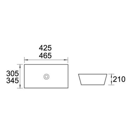 BASINS - Small Rectangle Undermount Basin