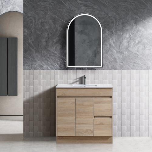 VANITIES - Tobi Floor Vanity w/ Stone Top