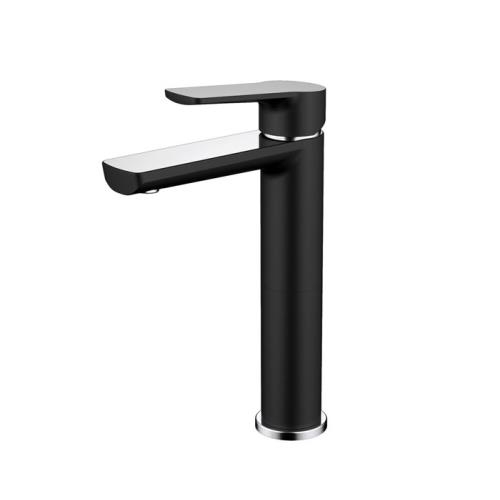 TAPWARE - Vienna Vessel Basin Mixer - Black and Chrome